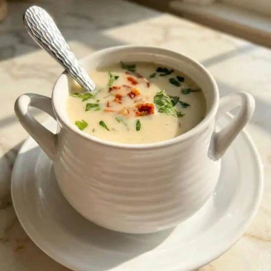 Creamy Roasted Garlic Soup