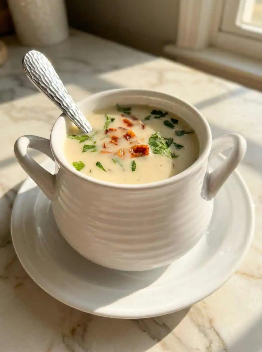 Creamy Roasted Garlic Soup