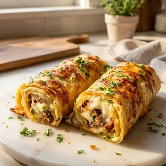 Ground Beef Tortilla Wraps