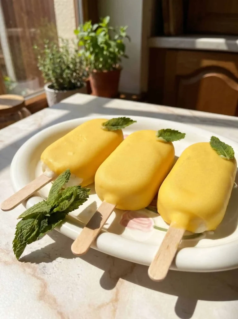 Vegan Lemon Ice Cream Bars