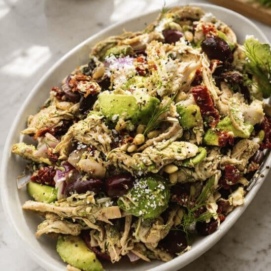 Greek Avocado Chicken Salad