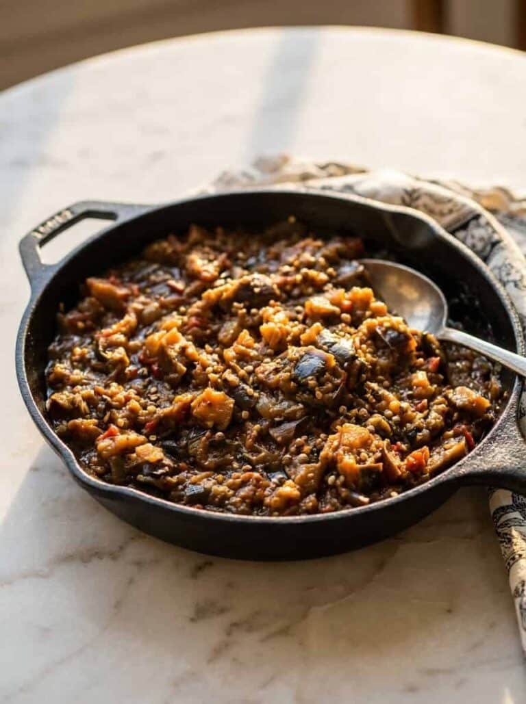 Russian Eggplant Caviar with Cracked Coriander